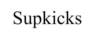 SUPKICKS trademark