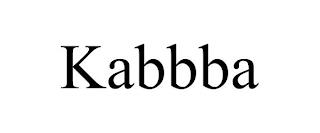 KABBBA trademark