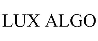 LUXALGO trademark