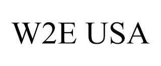 W2E USA trademark