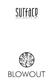 SURFACE HAIR HEALTH ART BLOWOUT trademark