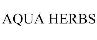 AQUA HERBS trademark