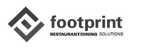 FOOTPRINT RESTAURANT/DINING SOLUTIONS trademark