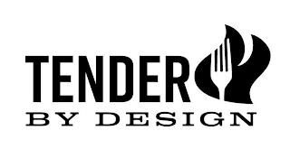 TENDER BY DESIGN trademark