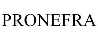 PRONEFRA trademark