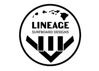 LINEAGE SURFBOARD DESIGNS trademark