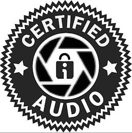 CERTIFIED AUDIO I trademark