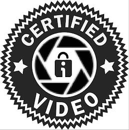 CERTIFIED VIDEO I trademark