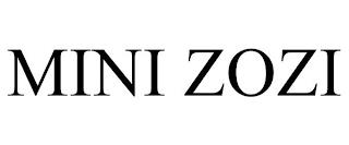 MINI ZOZI trademark