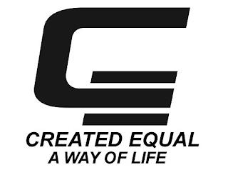 C = CREATED EQUAL A WAY OF LIFE trademark