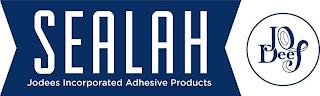 SEALAH JODEES INCORPORATED ADHESIVE PRODUCTS JODEES trademark