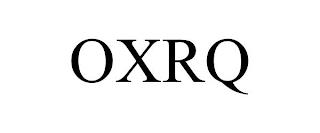 OXRQ trademark