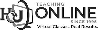 HU TEACHING ONLINE SINCE 1995 VIRTUAL CLASSES. REAL RESULTS. trademark