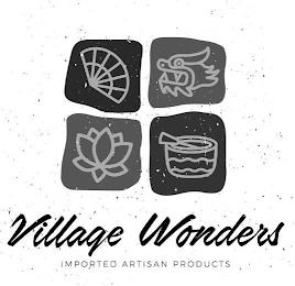 VILLAGE WONDERS IMPORTED ARTISAN PRODUCTS trademark