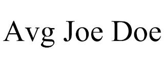 AVG JOE DOE trademark