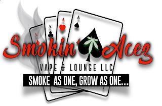 SMOKIN' ACEZ VAPE & LOUNGE LLC, SMOKE AS ONE, GROW AS ONE trademark