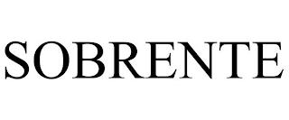 SOBRENTE trademark