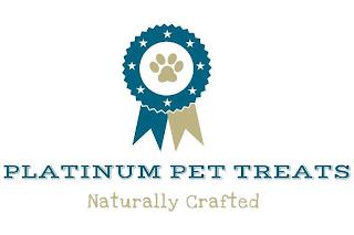 PLATINUM PET TREATS, NATURALLY CRAFTED trademark