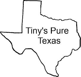 TINY'S PURE TEXAS trademark