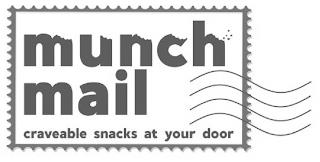 MUNCH MAIL CRAVEABLE SNACKS AT YOUR DOOR trademark