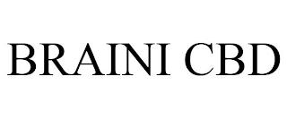 BRAINI CBD trademark