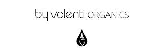 BY VALENTI ORGANICS trademark