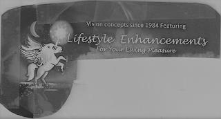 VISION CONCEPTS SINCE 1984 FEATURING LIFESTYLE ENHANCEMENTS FOR YOUR LIVING PLEASURE trademark