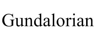 GUNDALORIAN trademark