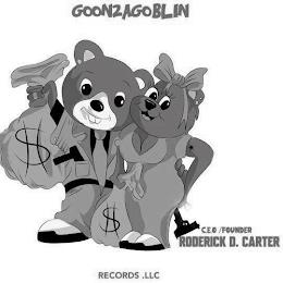 GOON2AGOBLIN RECORDS .LLC C.E.O/FOUNDER RODERICK D. CARTER trademark