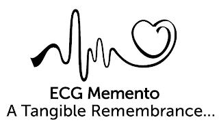 ECG MEMENTO A TANGIBLE REMEMBRANCE . . . trademark