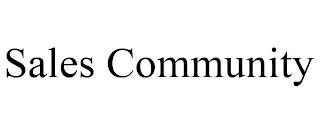 SALES COMMUNITY trademark