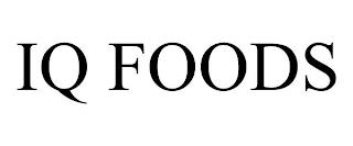 IQ FOODS trademark