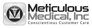 METICULOUS MEDICAL, INC. CONSCIENTIOUS CUSTOMER CARE trademark