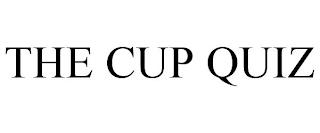 THE CUP QUIZ trademark