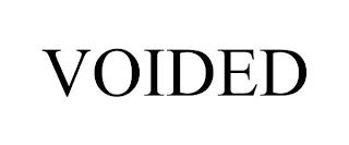 VOIDED trademark