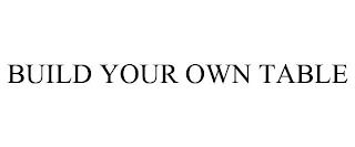 BUILD YOUR OWN TABLE trademark