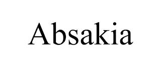 ABSAKIA trademark