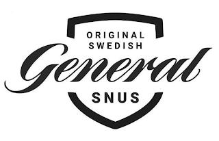 GENERAL ORIGINAL SWEDISH SNUS trademark