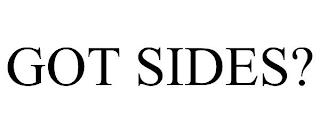 GOT SIDES? trademark