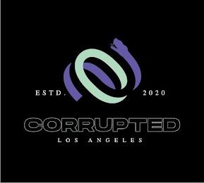 CORRUPTED LOS ANGELES ESTD. 2020 trademark