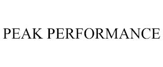 PEAK PERFORMANCE trademark