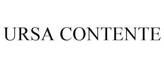 URSA CONTENTE trademark