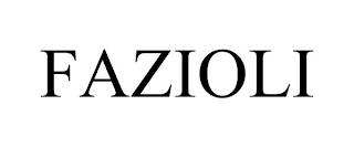 FAZIOLI trademark