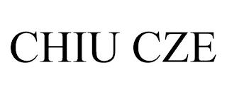 CHIU CZE trademark