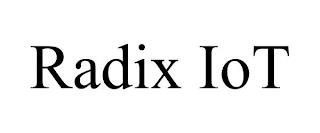 RADIX IOT trademark