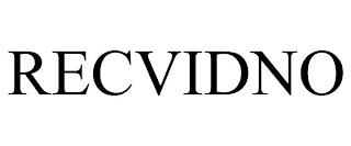 RECVIDNO trademark