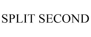 SPLIT SECOND trademark