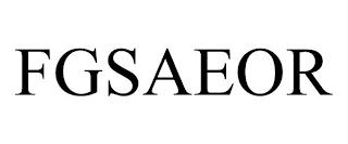 FGSAEOR trademark