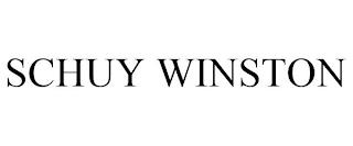 SCHUY WINSTON trademark