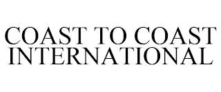 COAST TO COAST INTERNATIONAL trademark